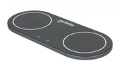 Stacje dokujące do telefonów - Manhattan Ładowarka Bezprzewodowa Manhattan bezprzewodowa Qi, dualna 30W z zasilaczem 102209 - miniaturka - grafika 1