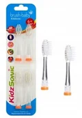 Końcówki do szczoteczek elektrycznych - Brush-Baby końcówki do szczoteczki sonicznej KidzSonic od 6 lat (4 szt.) - miniaturka - grafika 1