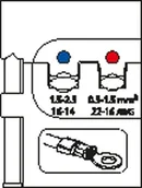 Inne - GEDORE Gedore zastosowanie Modular na preizolowanych końcówek kablowych 0,5  1,5/1,5  2,5  8140  02 - miniaturka - grafika 1