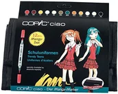 Kredki, ołówki, pastele i pisaki - Copic copic Ciao Manga marker zestaw, 12 sztuki CZ22075732 - miniaturka - grafika 1
