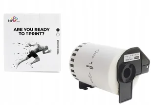 Brother tb print TB Print Etykiety TBEB-DK22243 Czarny na Białym 102x30.48mm TBEB-DK22243 - Dodatki do drukarek i skanerów - miniaturka - grafika 2
