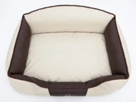 Legowiska dla psów - Hobbydog L LEGOWISKO ELITE BEŻOWE BRĄZOWE BOKI L ELIBEB3 - miniaturka - grafika 1