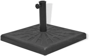 vidaXL Podstawa do parasola, kwadratowa, czarna, 19 kg, żywica - Parasole ogrodowe - miniaturka - grafika 4
