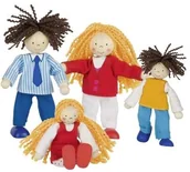 Maskotki i pluszaki - Goki drewniane kukiełki Szalona rodzinka - miniaturka - grafika 1