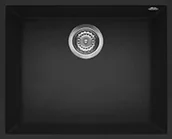 Zlewozmywaki - Elleci Quadra 105 (podwieszany) 40 Full black - miniaturka - grafika 1