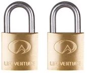 Akcesoria turystyczne - Lifeventure Kłódka Mini Padlocks Pack 2 szt. (LM9770) LM9770 - miniaturka - grafika 1