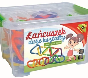 Bączek Bączek Zestaw Łańcuszek Duże Kształty 59 el. ŁDKSZ 2551 - Zabawki interaktywne dla dzieci - miniaturka - grafika 2