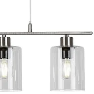 Lampy sufitowe - Rabalux Nowoczesna LAMPA wisząca MIROSLAW 3580 salonowy zwis szklany 3-punktowy chrom 3580 - miniaturka - grafika 1