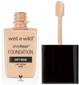 Podkłady do twarzy - WET N WILD WET N WILD Photo Focus Foundation Soft Beige 30ml 73153-uniw - miniaturka - grafika 1