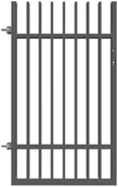 Akcesoria do ogrodzeń - POLBRAM Furtka ogrodzeniowa NEGROS 90 x 150 cm lewa POLBRAM - miniaturka - grafika 1