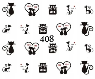 Naklejki wodne na paznokcie KOLOROWY SMOK - 1087 - Sztuczne paznokcie i akcesoria - miniaturka - grafika 8