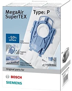 Siemens Typ P worki do odkurzacza, z flizeliny, 4 sztuki, pasujące do m.in. Bosch BSG8, Siemens VS08, 12 szt. VZ123FP - Worki do odkurzaczy Siemens Typ P worki do odkurzacza, z flizeliny, 4 sztuki, pasujące do m.in. Bosch BSG8, Siemens VS08, 12 szt. VZ123FP - Worki do odkurzaczy - miniaturka - grafika 1