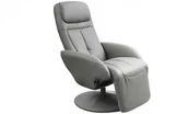 Fotele - Halmar OPTIMA recliner popielaty - miniaturka - grafika 1