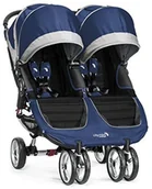 Wózki dziecięce - Baby Jogger City Mini Double Cobalt/Gray - miniaturka - grafika 1