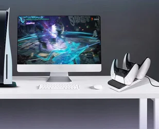 Strado Stacja dokująca ładująca do padów do PS5 płaska TP5-0591 DEXTP50591 - Akcesoria do Playstation - miniaturka - grafika 4