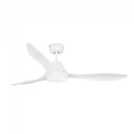 Wentylatory sufitowe - FARO Barcelona Polaris lampa sufitowa z wentylatorem Biały 33346 - miniaturka - grafika 1