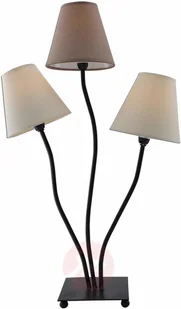 Näve Twiddle 3-punktowa lampa stołowa, brązowa - Lampy stojące - miniaturka - grafika 2