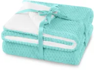 Koce - Amelia Home Koc 220x240 Shleepy gruby dwustronny turkusowy AH/SHLE/TURQ/220 - miniaturka - grafika 1