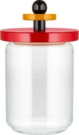 Pojemniki kuchenne - Alessi Słoik ES16 1 l czerwony z hermetyczną pokrywką ES16/100 - miniaturka - grafika 1