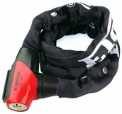 Zabezpieczenia do roweru - Etook Zamknięcie ETOOK ET-155 L łańcuch 1000 mm czarno-czerwony 344188 - miniaturka - grafika 1