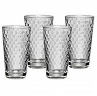 Szklanki - WMF Zestaw 4cz. szklanek do latte Honeycomb - 948652040 - miniaturka - grafika 1