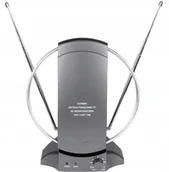 Anteny TV - Antena pokojowa Tv Fm wzmacniacz 2x Antena Dvb-t - miniaturka - grafika 1