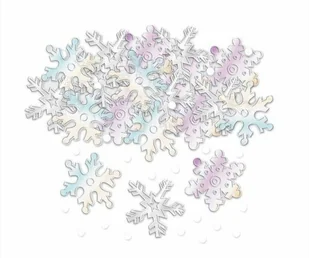 Konfetti Śnieżynki - 14g - Pozostałe akcesoria świąteczne - miniaturka - grafika 2