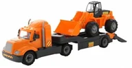Samochody i pojazdy dla dzieci - Nieprzypisany Samochód holownik + traktor + ładowarka Majk POLE0330 - miniaturka - grafika 1