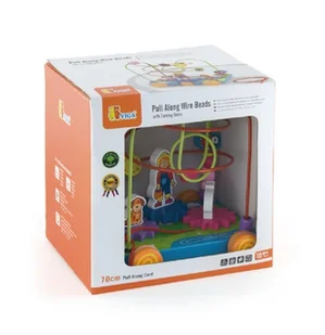 VIGA 50120 Edukacyjno-sensoryczny Labirynt Przeplatanka - Zabawki sensoryczne - miniaturka - grafika 5