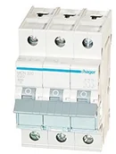 Wyłączniki światła i elektryczne - Busch-Jaeger Hager MCN320 LS-Schalter 3P 6 KA C-20 A 3 m technik śrubowe MCN320 - miniaturka - grafika 1