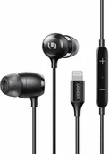 Słuchawki - UGREEN EP104 lightning czarne - miniaturka - grafika 1