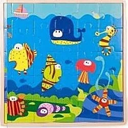 Brimarex Puzzle drewniane Ocean 35 el - Puzzle - miniaturka - grafika 4