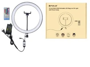 PULUZ Lampa Vlog RGB LED PULUZ z mocowaniem na smartfona PU411EU - Lampy studyjne - miniaturka - grafika 2