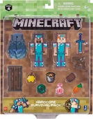 Klocki - Tm Toys Minecraft Steve zestaw przetrwania - miniaturka - grafika 1