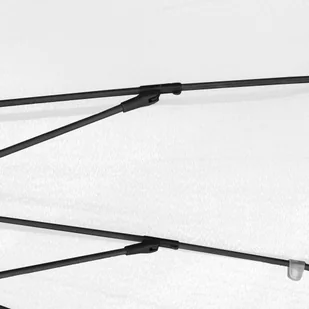 vidaXL Parasol ogrodowy na słupku aluminiowym, 270 cm, piaskowy 47305 - Parasole ogrodowe - miniaturka - grafika 4