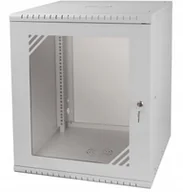 Szafy rack - Szafa Rack wisząca 19'' 12U 600mm szara Stalflex - miniaturka - grafika 1