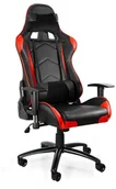 Fotele gamingowe - Unique Unique Dynamique V5 Fotel gamingowy czarny/czerwony Y-2689-4-2 - miniaturka - grafika 1