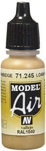 Farba akrylowa, Vallejo Model Air Loam Beige 71.245 - Farby i media malarskie - miniaturka - grafika 3