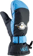 Rękawice narciarskie - Viking Viking Rękawice narciarskie Pingvi Kids czarne r 5 125/21/4302 125/21/4302/34/5 - miniaturka - grafika 1