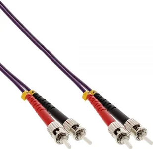 InLine 81575p LWL Duplex Kabel, wtyczka, OM4, 7,5 m Fioletowy 4043718248926 - Kable światłowodowe - miniaturka - grafika 2