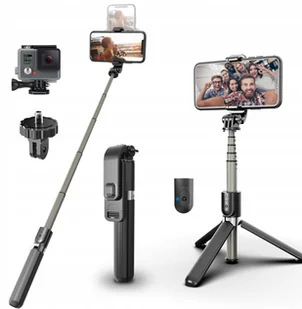 Kij Do Selfie Stick Tripod Statyw Pilot Bluetooth - Selfie stick - miniaturka - grafika 2
