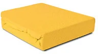 Prześcieradła - Darymex Prześcieradło Frotte z gumką żółte 140x200 dx-140-pft-006 - miniaturka - grafika 1