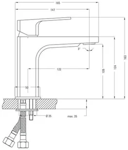 Deante Maruna BGM 021M - Baterie umywalkowe - miniaturka - grafika 8