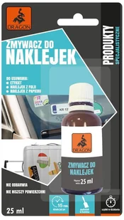 Dragon Zmywacz do naklejek 25 ml - Inne artykuły czyszczące Dragon Zmywacz do naklejek 25 ml - Inne artykuły czyszczące - miniaturka - grafika 1