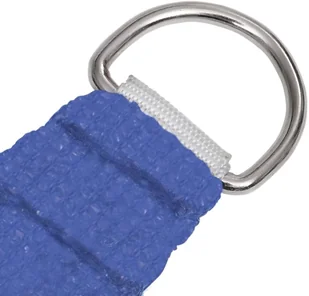 VidaXL Żagiel przeciwsłoneczny, 160 g/m, niebieski, 3x3x3 m, HDPE 311747 VidaXL - Parasole ogrodowe - miniaturka - grafika 4