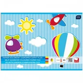 Szkolne artykuły papiernicze - Papier kolorowy samoprzylepny B5 FLUO INTERDRUK ID108 - miniaturka - grafika 1
