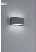 Lampy ogrodowe - Trio Oświetlenie TRENT Zewnętrzny kinkiet LED Antracytowy, 1-punktowy 226960242 - miniaturka - grafika 1