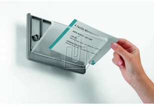 Durable Tabliczka informacyjna Click Sign Durable 149mm x 52,5mm granatowa 486007 - Dekoracje domu - miniaturka - grafika 13