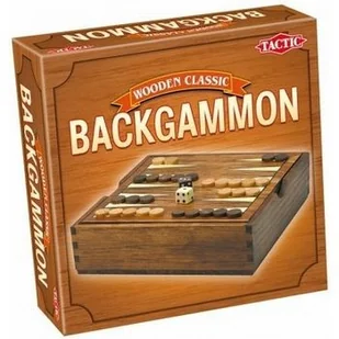Tactic Wooden Classic - BACKGAMMON 14026 - Gry planszowe - miniaturka - grafika 2