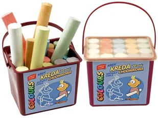 Spokey Kreda chodnikowa 5 kolorów 20 sztuk - Przybory szkolne - miniaturka - grafika 2